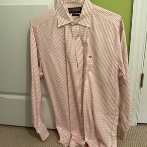 Vineyard Vines 100 percent cotton Whale shirt. Size large